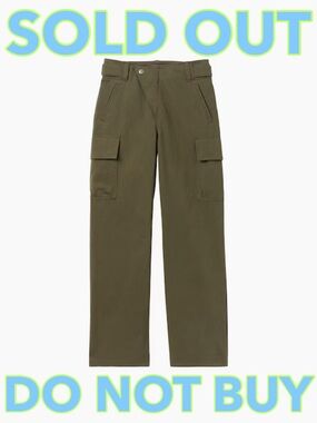 Gap Victoria Beckham Mojave Wide-Leg Cargo Pants NWT Size 16